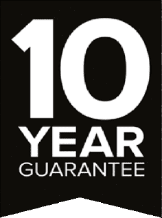 10 year guarantee icon