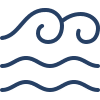 water and wave icon