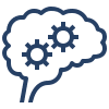 Icon of a brain thinking