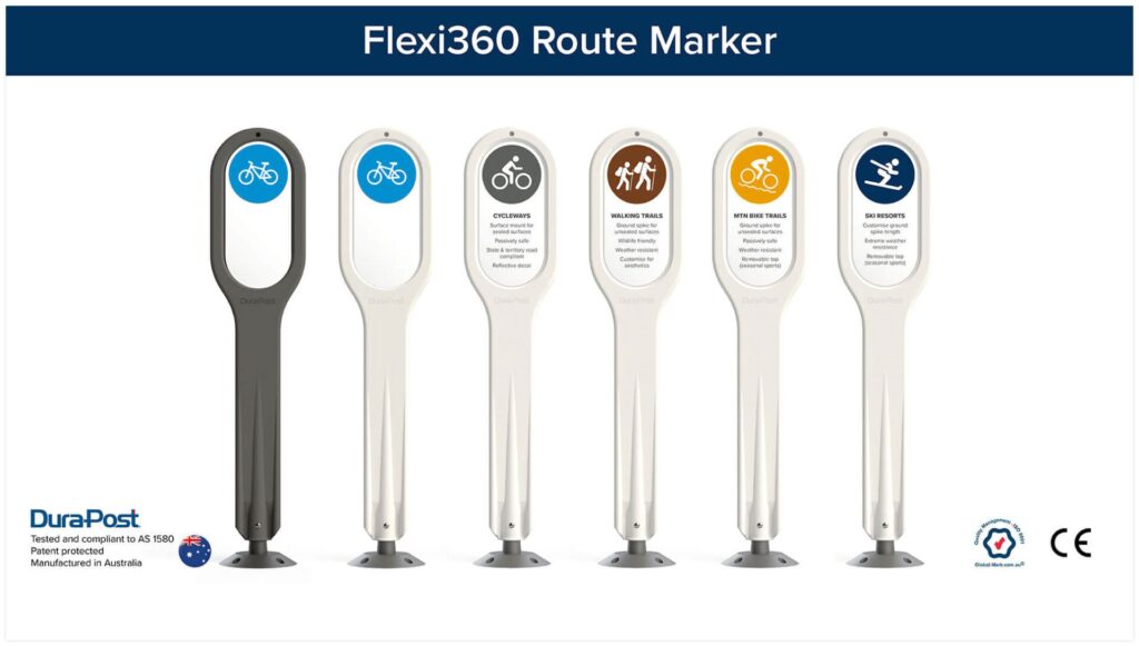 Flexi360 Route markers from Delnorth