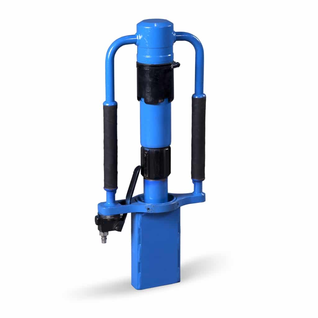 A blue tool used for installation