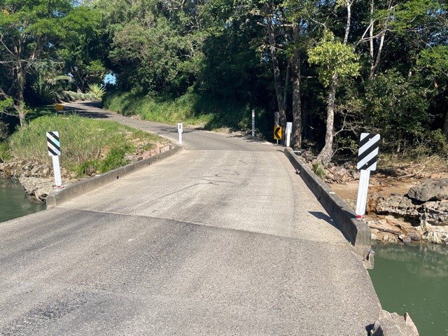 A floodway bridge in Australia
