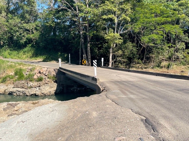 Floodway bridge in Australia