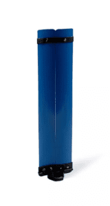 Small anti-glare panel system in blue