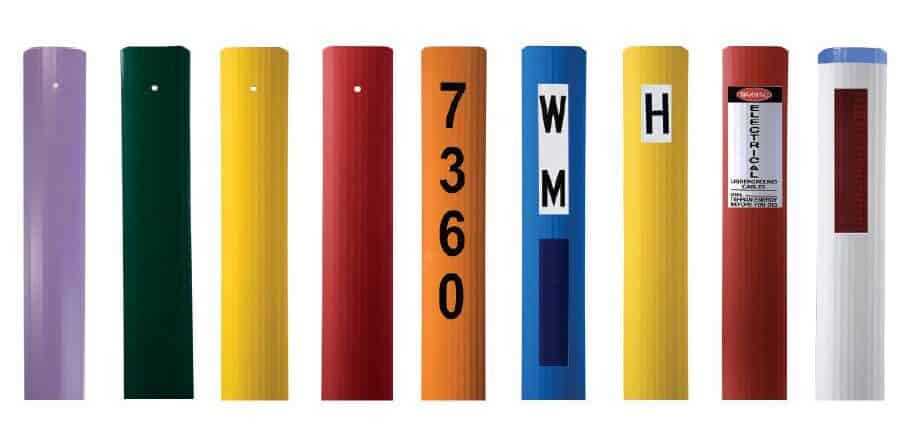 The complete range of Steel-flex delineation posts