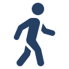 Icon of someone walking