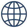 Icon of a globe