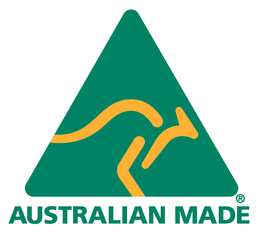 Australian Made Logo - white bg
