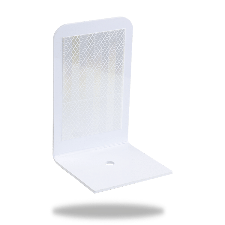 White road marker tab