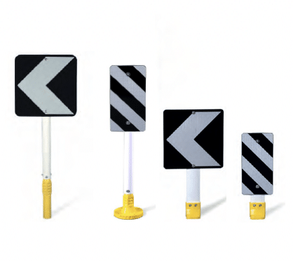 Size range of the Delnorth hazard markers