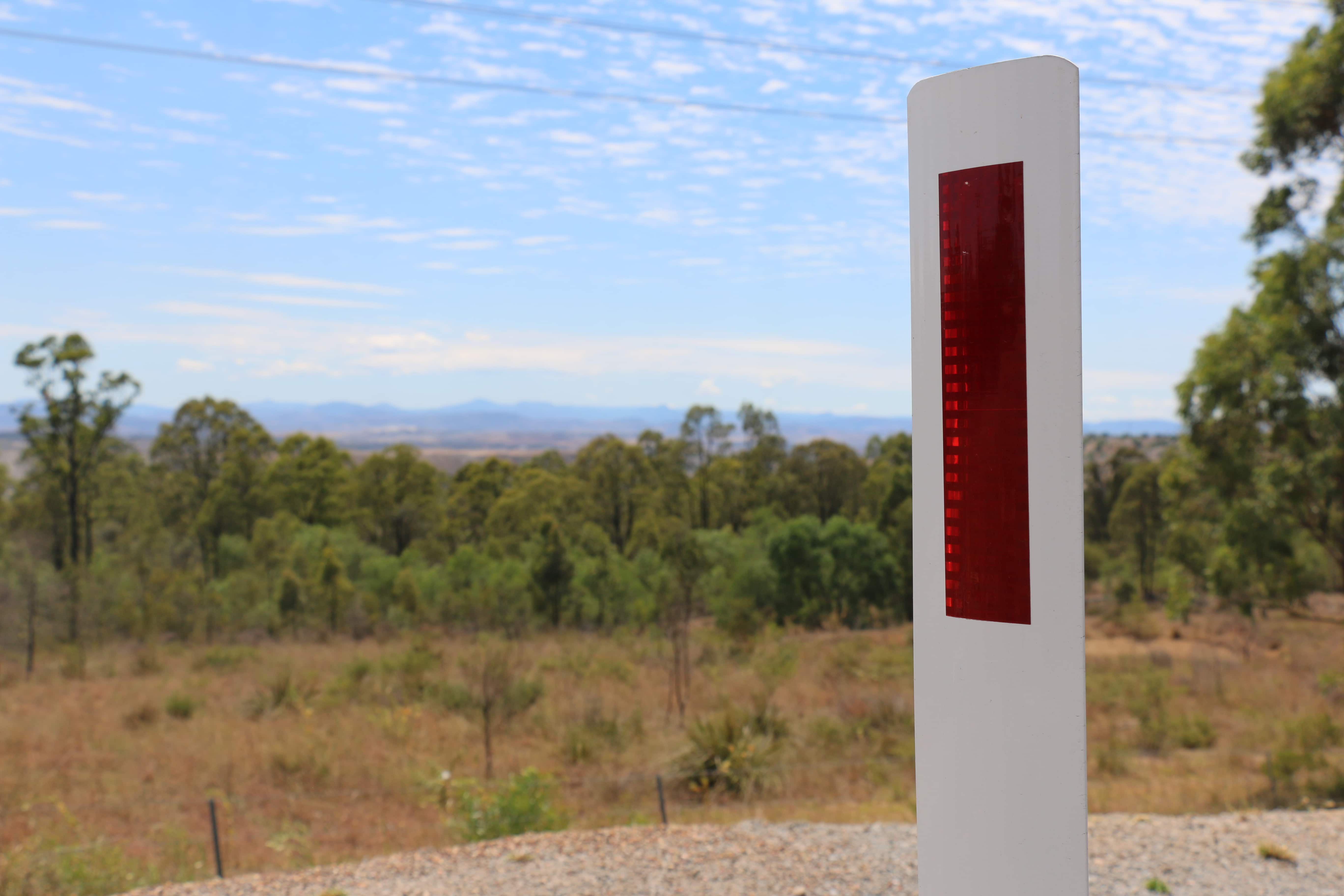 Steel-Flex safety bollards used in Newcastle
