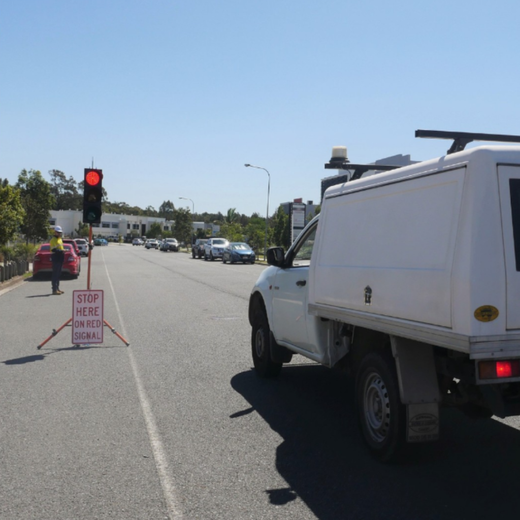 Road Safety Device in use